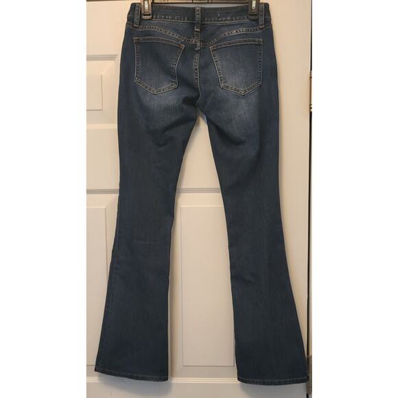 Gap Curvy Flare Womens Low Rise Stretch Blue Jeans Size 25/0r - Picture 8 of 11